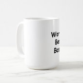 Best Boss grappige mug van de wereld Koffiemok (Voorkant links)