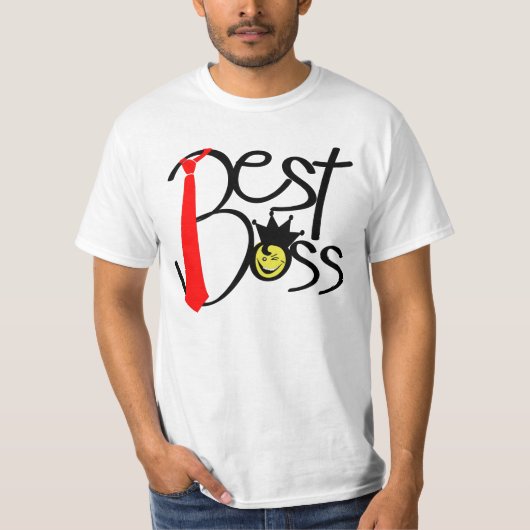 Best Boss T-shirts (Voorkant)