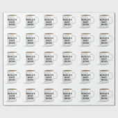 Best Boss ter wereld Cadeaupapier (Vlak)