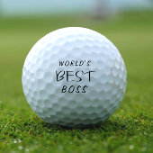 Best Boss ter wereld Golfballen