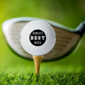 Best Boss ter wereld Golfballen