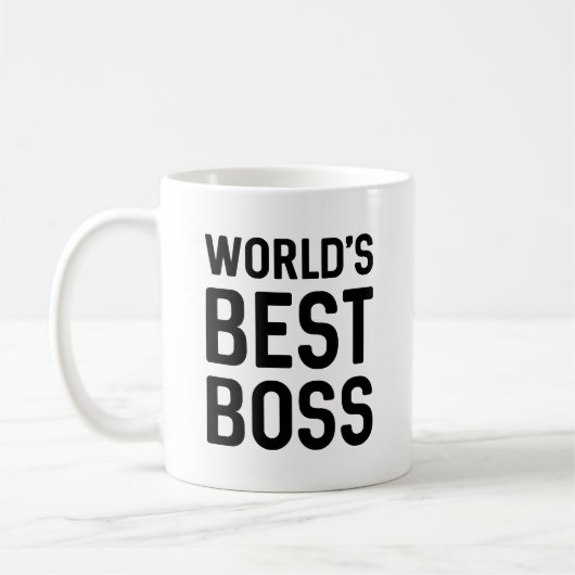 Best Boss ter wereld Koffiemok (Links)