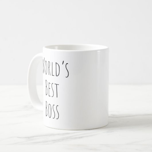 Best Boss ter wereld Koffiemok (Voorkant links)