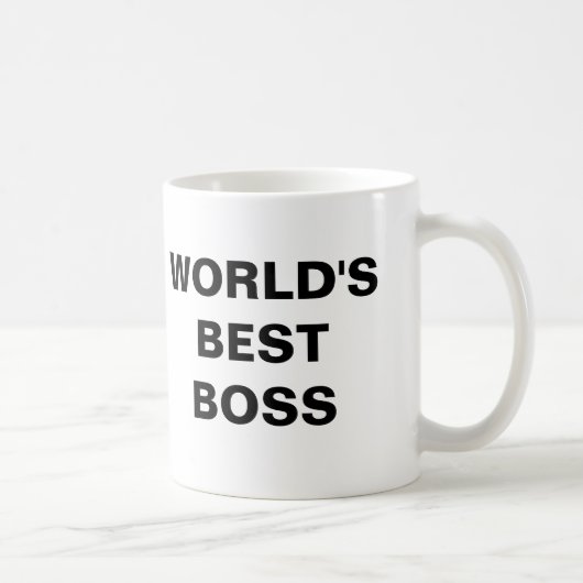 Best Boss ter wereld Koffiemok (Rechts)