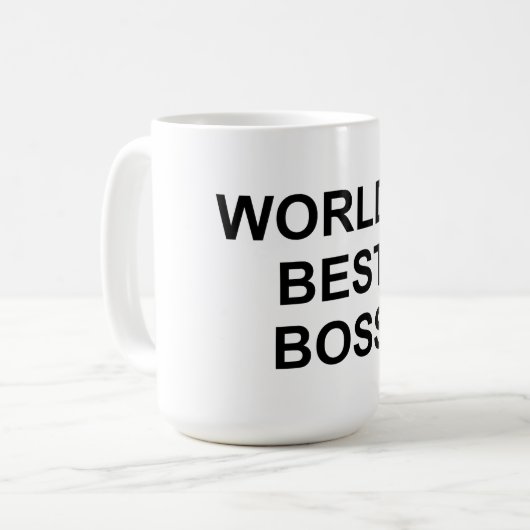Best Boss ter wereld Koffiemok (Voorkant links)