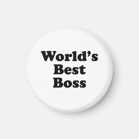 Best Boss ter wereld Magneet (Voorkant)