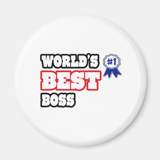 Best Boss ter wereld Magneet (Voorkant)