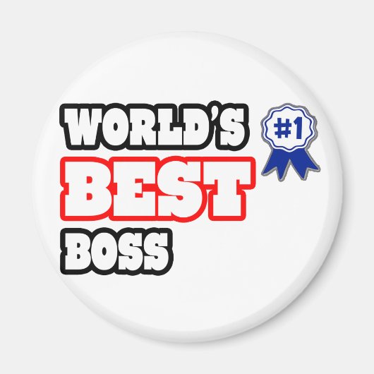 Best Boss ter wereld Magneet (Voorkant)