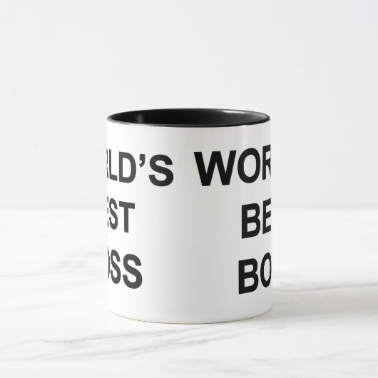 Best Boss ter wereld Mok (Midden)