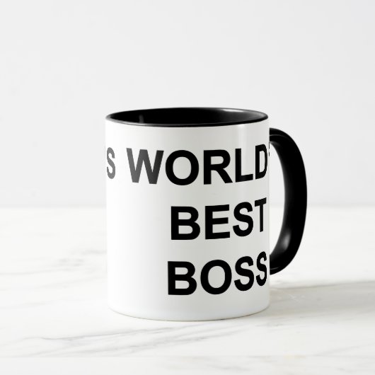 Best Boss ter wereld Mok (Voorkant rechts)