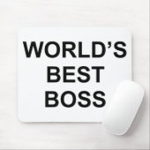 Best Boss ter wereld Muismat (Met muis)