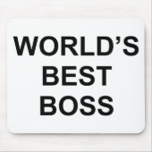 Best Boss ter wereld Muismat (Voorkant)