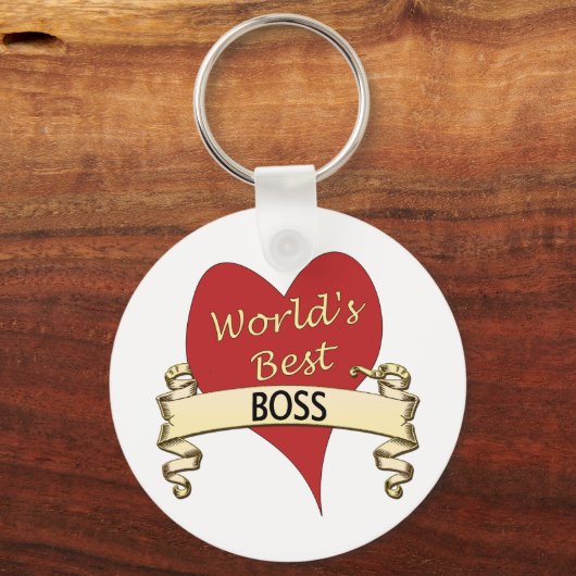 Best Boss ter wereld Sleutelhanger (Voorkant)