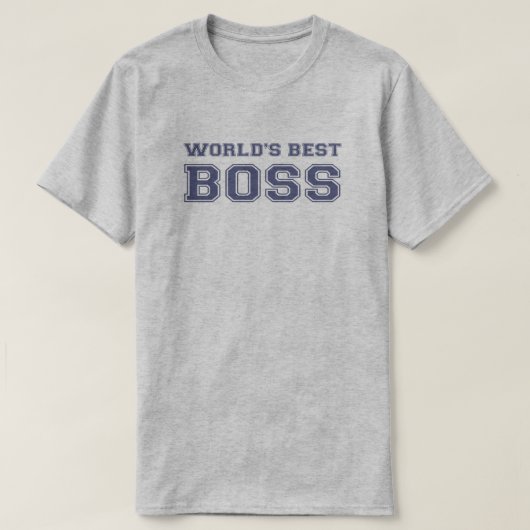 Best Boss ter wereld T-shirt (Design voorkant)