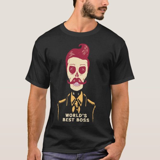 Best Boss ter wereld T-shirt (Voorkant)