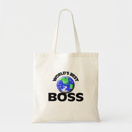 Best Boss ter wereld Tote Bag (Voorkant)