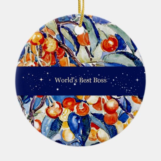 Best Boss (Theo van Rysselberghe kunstwerk) ter we Keramisch Ornament (Voorkant)