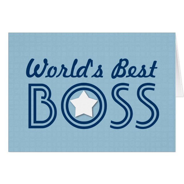 Best BOSS White Star Blue Pattern V1C (Voorkant Horizontaal)