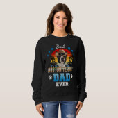 Best Boston Terrier Dad over Best Dad Dog Mannen Trui (Voorkant volledig)