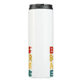 Best Boston Terrier Mam Ever Retro Boston Terrier Thermosbeker (Achterkant)