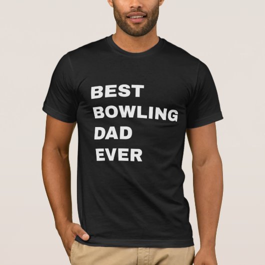 Best bowling dad ever hoodie (Voorkant)