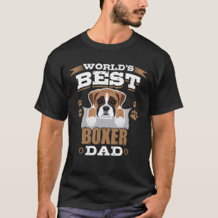 Best Boxer Dad Dog Owner ter wereld T-shirt