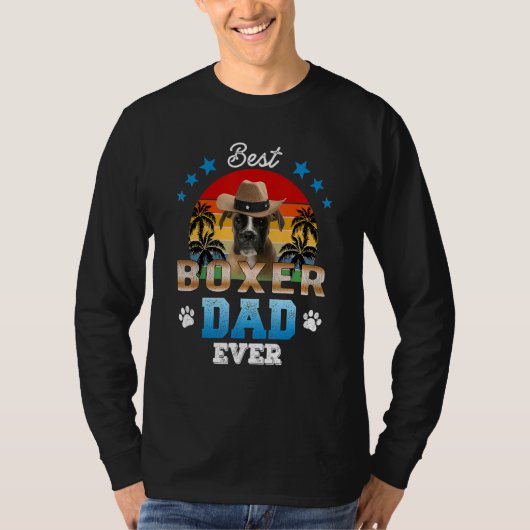 Best Boxer Dad Oost Best Dad Dog Mannen T-shirt (Voorkant)