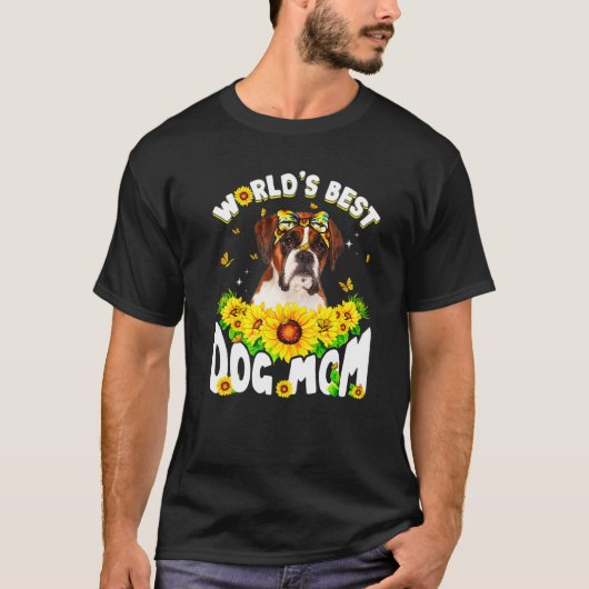 Best Boxer Dog Mam Moederdag 1 T-shirt (Voorkant)