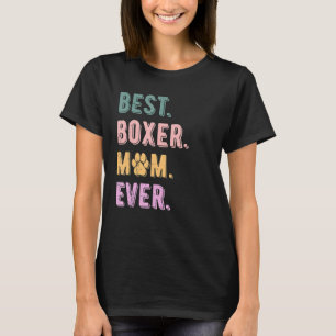Best Boxer Dog Mam Oog Womens Boxer Dog T-shirt
