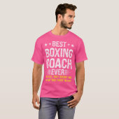 Best boxing Coach Ever Funny Boxing Coach Humor Bo T-shirt (Voorkant volledig)