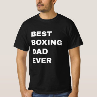 best boxing dad ever t-shirt
