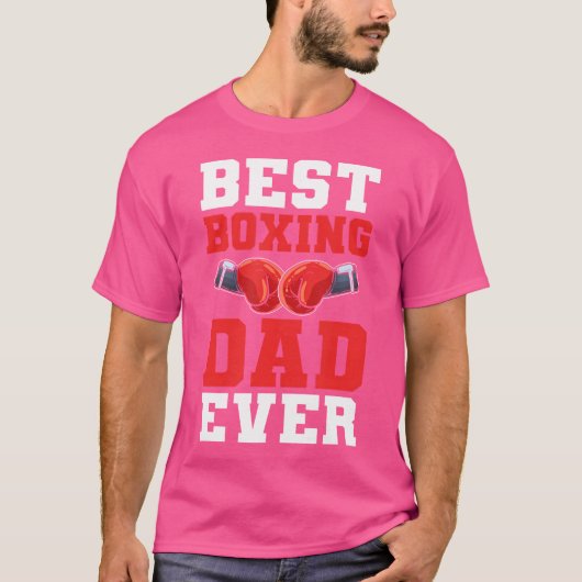 Best Boxing papa ooit. Boxer T-shirt (Voorkant)