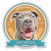 Best Boy Beer Label Sticker Love (Voorkant)