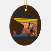 Best Boykin Spaniel Ma Ever Funny Dog mama Keramisch Ornament (Rechts)