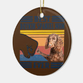 Best Boykin Spaniel Ma Ever Funny Dog mama Keramisch Ornament (Links)