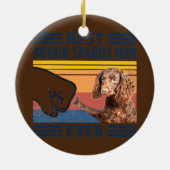 Best Boykin Spaniel Ma Ever Funny Dog mama Keramisch Ornament (Achterkant)