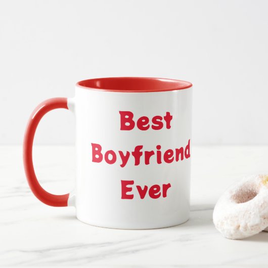 Best Boyvriend Ever Coffee Mok (Met donut)