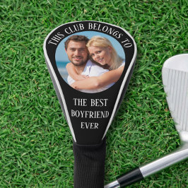 Best BoyVriend ooit Foto zwart Golfheadcover