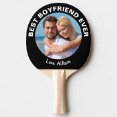 Best BoyVriend ooit Foto zwart Tafeltennisbatje (Voorkant)