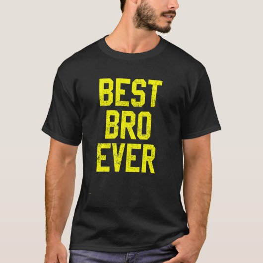 Best Bro Gift Bond T-shirt (Voorkant)