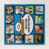Best Brother 12 Photo Comic Book Fun Blue Legpuzzel (Horizontaal)