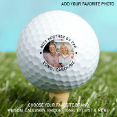Best BROTHER by Par Personalized Photo Golf Balls Golfballen