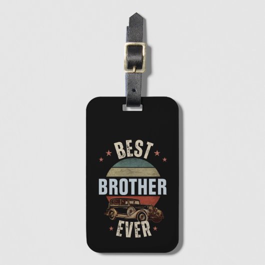 BEST BROTHER EVER BAGAGELABEL (Voorkant (verticaal))