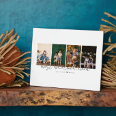 Best Brother Ever Modern Script 4 Photos Collage Fotoplaat (Zijkant)