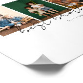 Best Brother Ever Modern Script 4 Photos Collage Poster (Hoek)