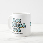 Best Brother Ever Retro op maat Koffiemok (Voorkant links)