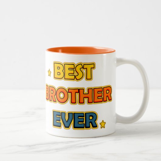 Best Brother ever Tweekleurige Koffiemok (Rechts)