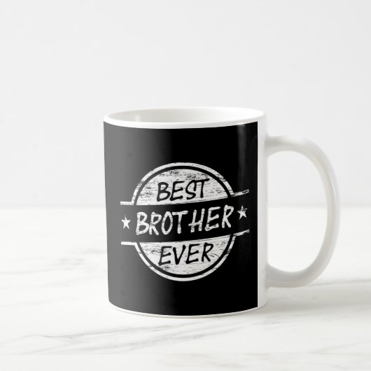 Best Brother Ever White Koffiemok (Rechts)