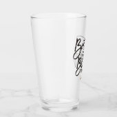 Best Brother Gift Black script, typografie naam Glas (Rechts)