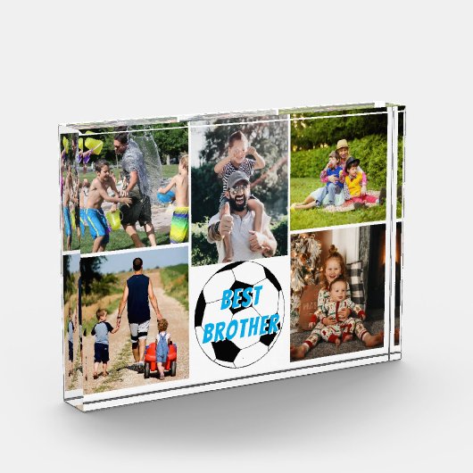 Best Brother Soccer Photo Block Fotoblokken (Links)